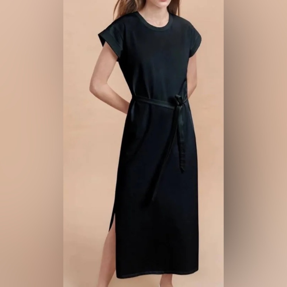 La Ligne NYC Andie Dress Elegant Black Belted Dress